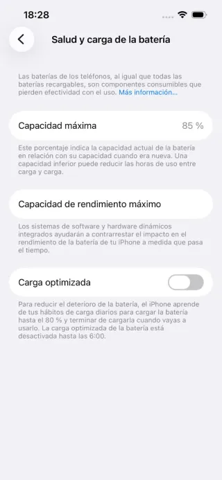 iPhone 13 Midnight 128GB 85% Batería