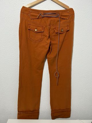 Pantalones Roberto Cavalli Naranja Estilo Vintage