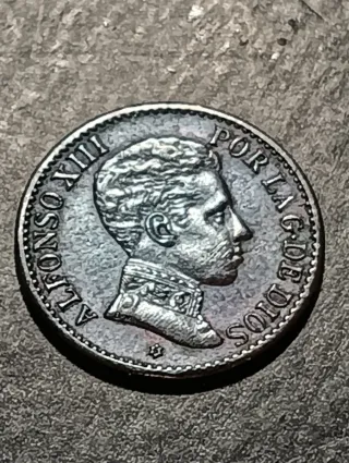 Moneda 1 Céntimo Alfonso XIII 1906