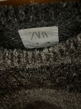 Maglietta a righe grigie per bambini Zara