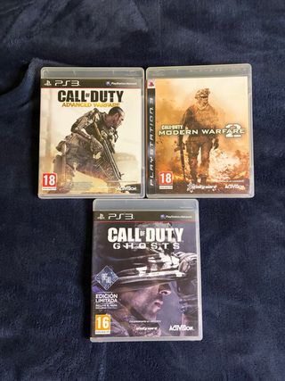 Lote 3 Juegos Call of Duty PS3