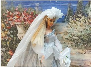 Barbie con vestito da sposa
