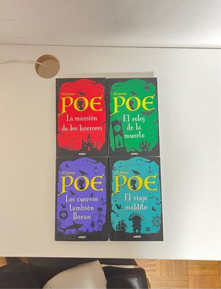 4 Libros de EL joven Poe.