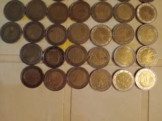 45 Monedas de 2 Euros