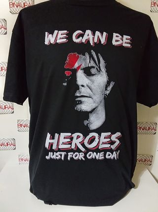 Camiseta David Bowie Heroes