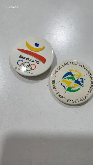 Chapas Expo y Mundial 92 Barcelona Sevilla Lote