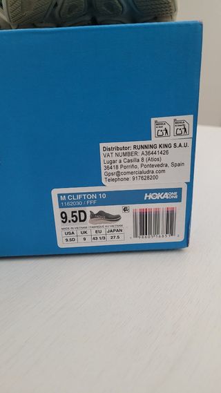 Hoka Clifton 10 M 43 1/3 Verde