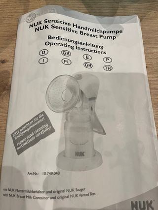 Sacaleches Nuk Sensitive Ergonómico