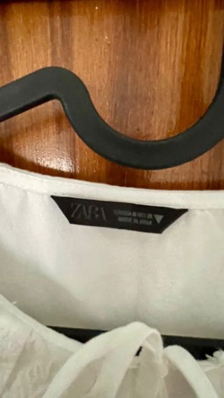 Camisa Zara Blanca Talla S