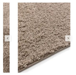 Alfombra Soho Pelo Largo Lavable Beige