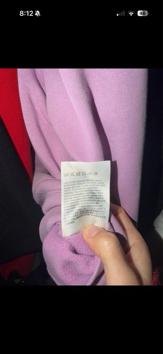 Sudadera rosa Acne Studios