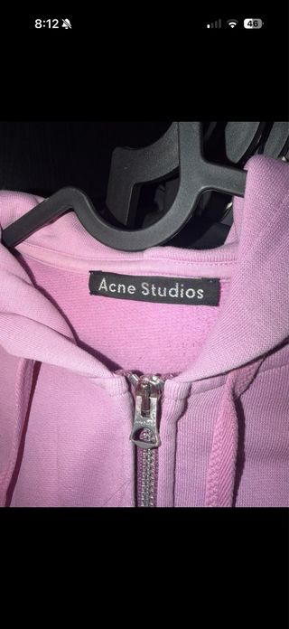 Sudadera rosa Acne Studios