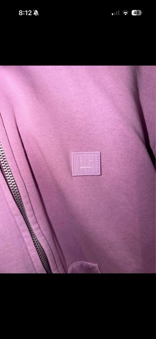 Sudadera rosa Acne Studios