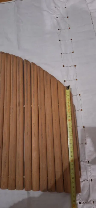 Pedana in legno semicircolare