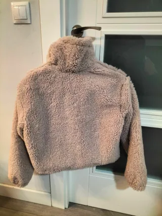 Chaqueta niña peluche cremallera