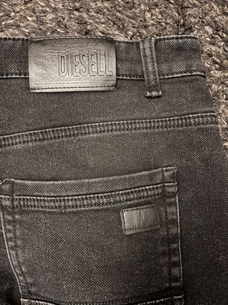 Pantalón Diesel Negro Hombre