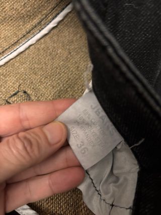 Pantalón Diesel Negro Hombre