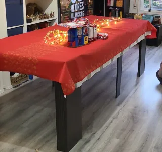 Mesa consola extensible marron