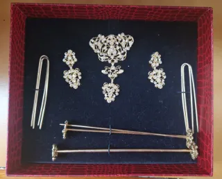 Aderezo Fallera Niña Oro