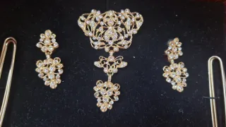 Aderezo Fallera Niña Oro