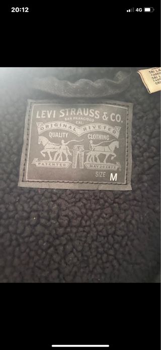 Chaqueta Levis Negra Talla M/38