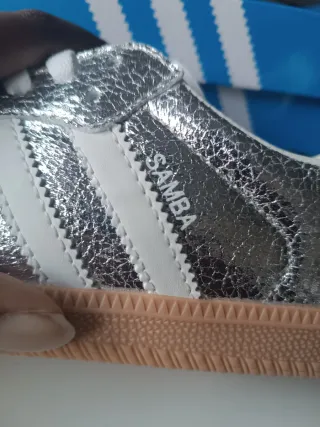 Adidas Samba OG Plata Talla 41