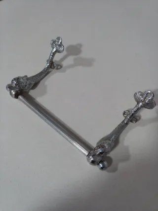 Juego Accesorios Baño color Plata