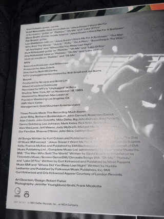 Vinilo Nirvana MTV Unplugged in New York