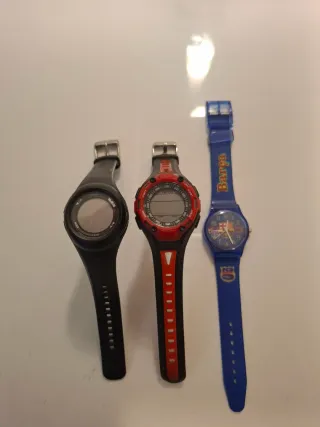 Lote 3 relojes infantiles