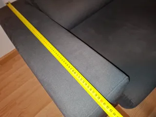 Sofá negro 2 plazas 180cm