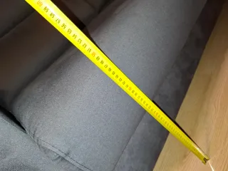 Sofá negro 2 plazas 180cm