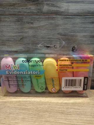Set Evidenziatori Mini Pastel Colorx you