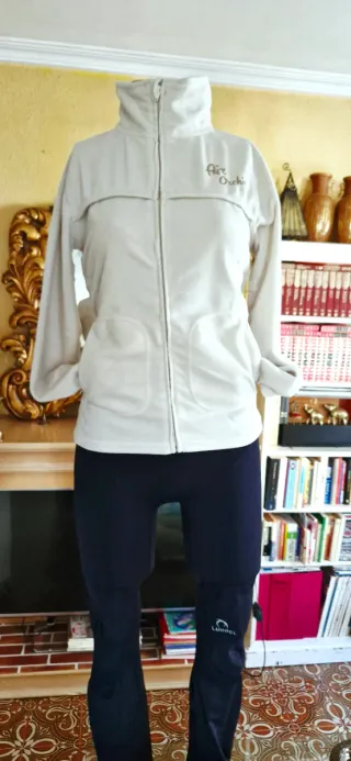 Chaqueta polar IN EXTENSO color blanco roto