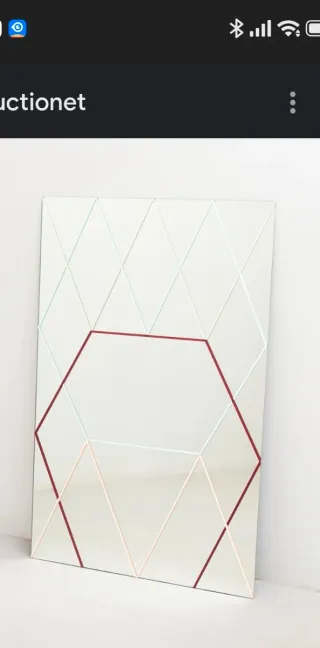 Espejo decorativo geométrico