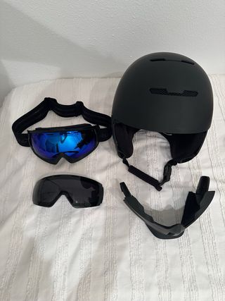 Casco Ruroc RG1-DX esquí/snow M/L + 2 lentes