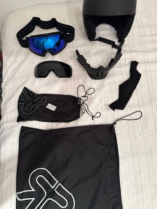 Casco Ruroc RG1-DX esquí/snow M/L + 2 lentes