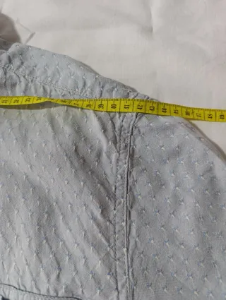 Camisa hombre manga corta azul