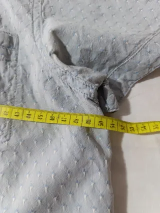 Camisa hombre manga corta azul