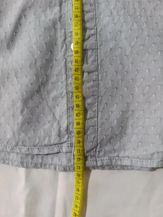 Camisa hombre manga corta azul