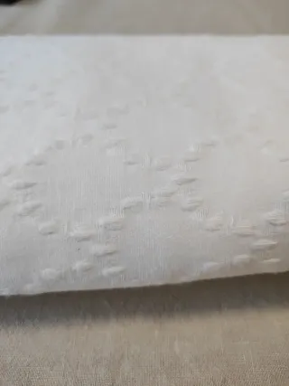 Funda almohada Piqué Grande Blanca