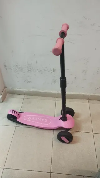 Patinete infantil 3 ruedas rosa