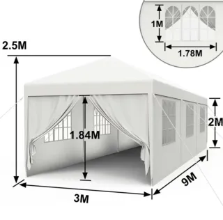 Carpa 3x9m