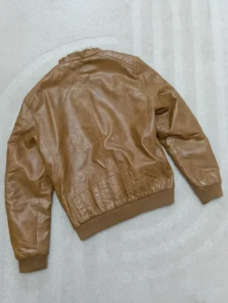 Giacca ecopelle uomo vissuta