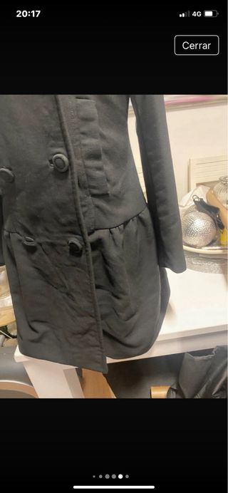 Abrigo Hoss Intropia Negro Talla S/36