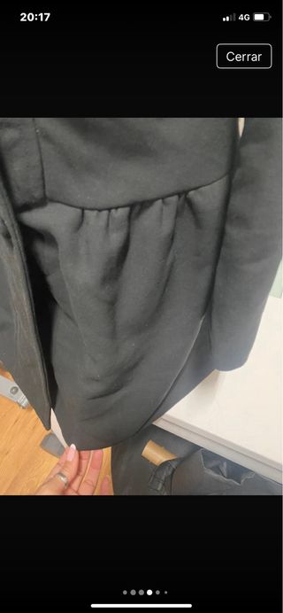 Abrigo Hoss Intropia Negro Talla S/36