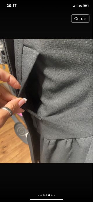 Abrigo Hoss Intropia Negro Talla S/36