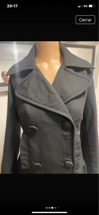 Abrigo Hoss Intropia Negro Talla S/36