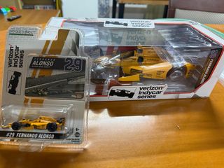 Greenlight 1/18 y 1/64 Fernando Alonso Indy 2017
