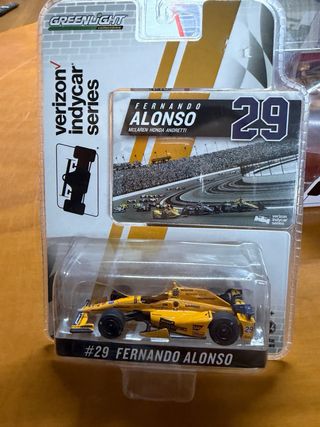 Greenlight 1/18 y 1/64 Fernando Alonso Indy 2017