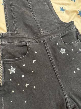 Mono Hym negro con brillos